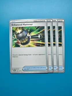 4x Enhanced Hammer 148/167 x4 - Twilight Masquerade - Pokemon TCG - Playset - Image 1