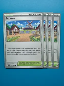 Artazon 171/193 x4 - 4x Trainer Playset - Pokemon Stadium S&V Paldea Evolved - Image 1