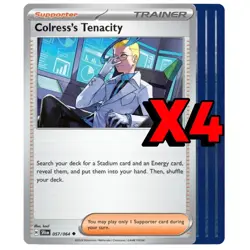 4x Colress's Tenacity 057/064 - Shrouded Fable - Pokemon TCG - Playset x4 - Image 1