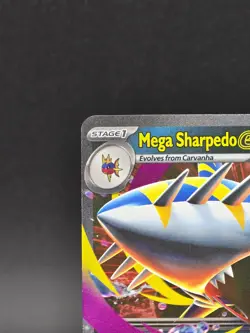 Mega Sharpedo ex 061/094 -Double Rare Phantasmal Flames Pokemon TCG - Image 2