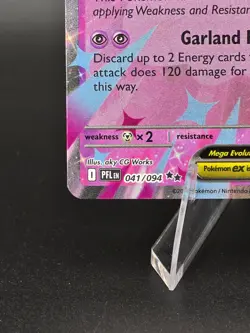 Mega Diancie ex 041/094 Double Rare Holo ME02: Phantasmal Flames Pokemon TCG - Image 4