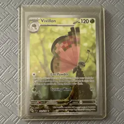 Pokemon TCG Vivillon 193/191 Surging Sparks Full Art Holo IR Eng Stage 2 120HP - Image 1