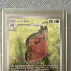 Pokemon TCG Vivillon 193/191 Surging Sparks Full Art Holo IR Eng Stage 2 120HP - Image 3