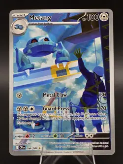 Metang 094/086 Illustration Rare Holo ME04: Chaos Rising Pokemon TCG - Image 2