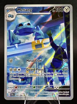 Metang 094/086 Illustration Rare Holo ME04: Chaos Rising Pokemon TCG - Image 3