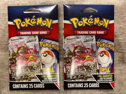 2 Packs Pokemon Rayquaza VMax 24 Cards 1 Foil Card - Image 1