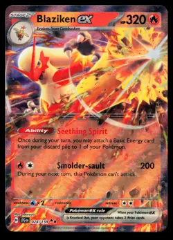 Blaziken ex 024/159 Sv09 Journey Together Holo Pokemon Card - Image 1