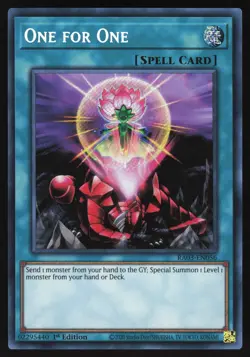 One for One - RA03-EN056 - Secret Rare - Yugioh - Image 1