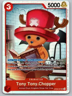 Tony Tony.Chopper (007) Two Legends OP08-007 Foil NM - Image 1