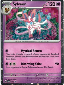 Sylveon (Cosmos Holo) 172 Holo Promo Scarlet & Violet Promo Pokemon Holo NM - Image 1