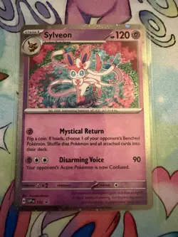 Sylveon (Cosmos Holo) 172 Holo Promo Scarlet & Violet Promo Pokemon NM Tech - Image 1