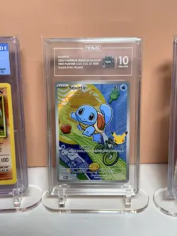 2026 POKEMON MEP EN-ME BLACK STAR PROMO #039 SQUIRTLE TAG 10 - Image 3