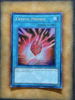 Yugioh Crystal Promise RYMP-EN052 Secret Rare MP - Image 1