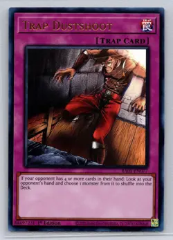 Trap Dustshoot (UR) RA05-EN077 Rarity Collection 5 Yu-Gi-Oh 1st Edition NM - Image 1