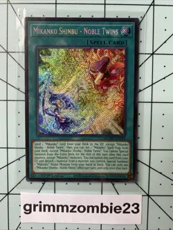 Yugioh! Mikanko Shinbu - Noble Twins - MZMU-EN019 - Secret Rare - 1st Edition Ne - Image 1