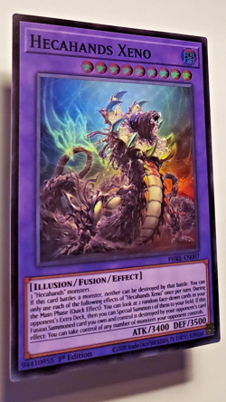 Yu-Gi-Oh! (3 X )Hecahands Xeno PHRE-EN007 Phantom Revenge 1st Edition - Image 3