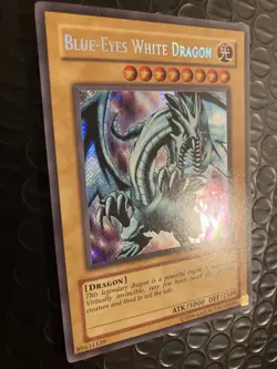 Blue-Eyes White Dragon BPT-009 - Secret Rare - Yu-Gi-Oh - Movie Promo 2002 - Image 2
