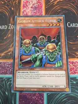 Yugioh Goblin Attack Force SBC1-ENI06 Secret Rare 1st Edition Near Mint - Image 1
