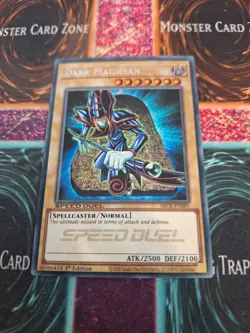 Yugioh Dark Magician SBCB-EN001 Secret Rare 1st Edition Near Mint - Image 1