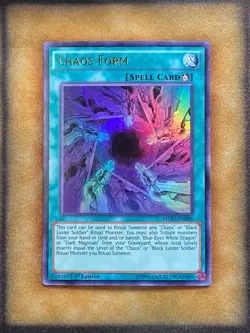 Yugioh Chaos Form MVP1-EN008 Ultra Rare 1st Ed NM - Image 1