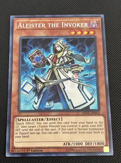 Yugioh! Aleister the Invoker SHVA-EN040 Valhalla 1st Edition Secret Rare NM - Image 2