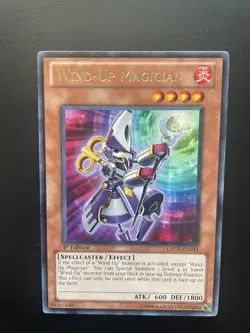 Yugioh Wind-Up Magician GENF-EN014 Rare 1st Edition NM/LP - Image 1
