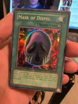 Yugioh Mask of Dispel LON-017 1st Super - Image 1