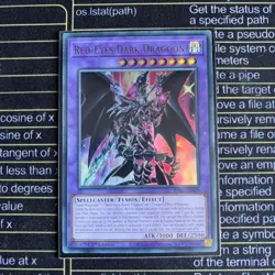 YUGIOH Ultra Rare Red-Eyes Dark Dragoon RA02-EN021 1st Edition - Image 1