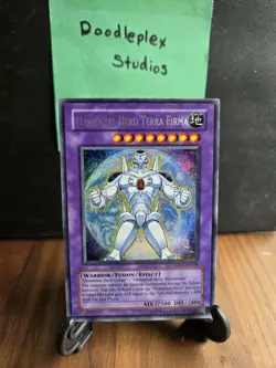 Elemental Hero Terra Firma Secret Rare Very Lightly Played/Near Mint PP02-EN009 - Image 1