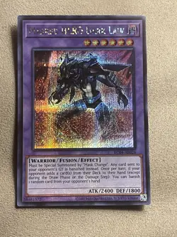 Yugioh Asian English RC04-AE026 Masked HERO Dark Law Secret Rare - Image 1