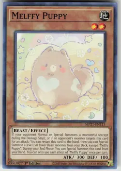 Melffy Puppy 1st Edition Super Rare Rise of the Duelist ROTD-EN019 LP - Image 1