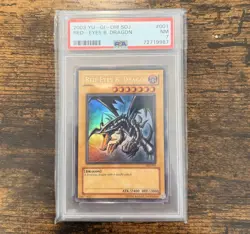 PSA 7 - Yu-Gi-Oh! - 2003 - Red-Eyes B. Dragon - SDJ-001 Unlimited Holo Konami - Image 1
