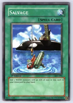Salvage IOC-096 Invasion of Chaos 1st Edition Yu-Gi-Oh NM - Image 1