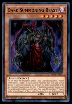 Yu Gi Oh! Dark Summoning Beast SDSA EN005 SDSA 1st Edition Regular - Image 1