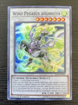 Wind Pegasus @Ignister Super Rare IGAS-EN042 1st Edition NM YUGIOH Ignister - Image 1