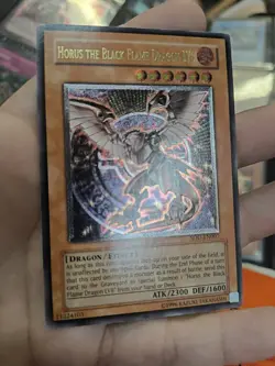 Yugioh Horus the Black Flame Dragon LV6 SOD-EN007 Ultimate Rare NM - Image 3