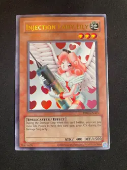 Yu-Gi-Oh! TCG Injection Fairy Lily RP02 NM Unlimited Ultra Rare - Image 1