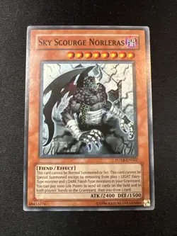 Yu-Gi-Oh! Sky Scourge Norleras (NM) FOTB-EN022 Super Rare Unlimited - Image 1