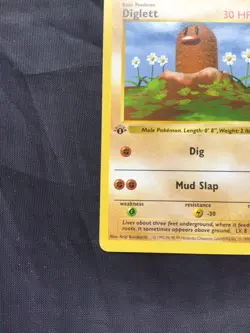 Pokemon Cards: Base Set 1st Edition Common: Diglett 47/102 - Image 5