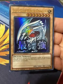 Konami Yu-Gi-Oh! Blue-Eyes White Dragon RA05-EN085 1st Ed Ultra Rare Foil - Image 1