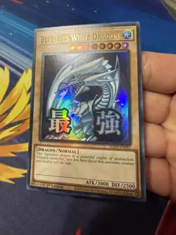 Konami Yu-Gi-Oh! Blue-Eyes White Dragon RA05-EN085 1st Ed Ultra Rare Foil - Image 2