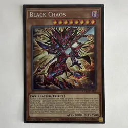Yu-Gi-Oh! Black Chaos CORI-EN001 Secret Rare 1st Ed - Image 1