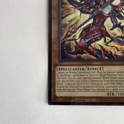 Yu-Gi-Oh! Black Chaos CORI-EN001 Secret Rare 1st Ed - Image 5