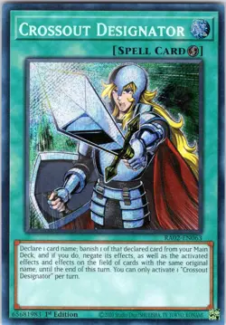 Yu-Gi-Oh! TCG Crossout Designator (Secret Rare) RA02 RA02-EN063 NM - Image 1
