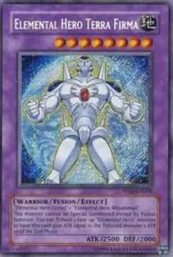 Elemental Hero Terra Firma Unlimited Secret Rare Premium Pack 2 PP02-EN009 NM - Image 1