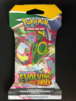 Pokemon Card - Evolving Skies - Sword & Shield - 4 Pack Lot Set Factory Sealed - Image 5
