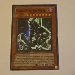 YuGiOh -Masked Beast Des Gardius - Super Rare Limited Edition TAEV-ENSE1 - Image 1