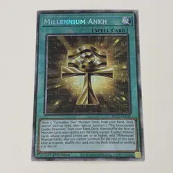 Yugioh Millennium Ankh - 1st Edition Starlight Rare NM - Free Holo - A - Image 1