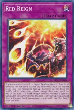 Red Reign MP21-EN084 C 2021 Tin of Ancient Battles Yu-Gi-Oh 1st Edition NM/M - Image 1