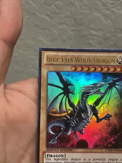 Yu-Gi-Oh Blue Eyes White Dragon JUMP-EN068 Ultra Rare Limited Edition MP+ - Image 5
